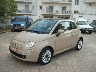 Usata Fiat 500 Lounge 86 CV (63 kW) 2014 Beige Berlina