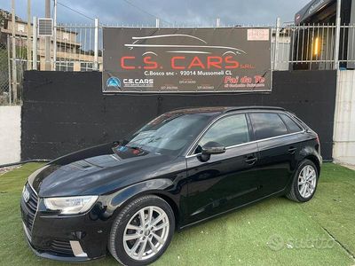 Usata Audi A3 S-Line 150 CV (110 kW) 2017 Nero Berlina