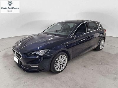 Usata Seat Leon Business 131 CV (96 kW) 2021 Blu Berlina