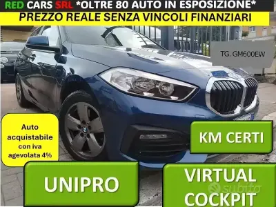 Usata BMW 116 Advantage 116 CV (85 kW) 2022 Bluazzurro Utilitaria