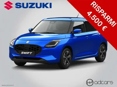 Nuova Suzuki Swift 83 CV (61 kW) 2026 Blu Utilitaria
