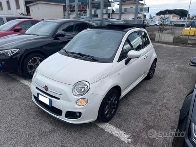 Bianco Usata 2015 Fiat 500 S Cabrio | 9800 € (Buon prezzo)