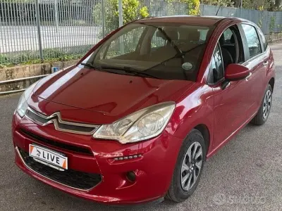Usata Citroën C3 PureTech 82 CV (60 kW) 2015 Rosso Berlina