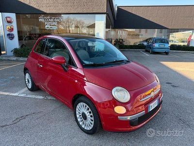 Usata Fiat 500 Lounge 75 CV (55 kW) 2008 Rosso Berlina