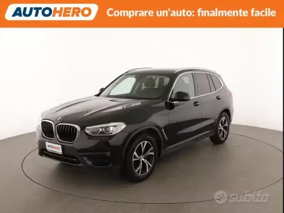 Usata BMW X3 Advantage 185 CV (136 kW) 2020 Nero SUV