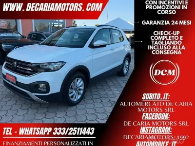 Usata VW T-Cross 95 CV (69 kW) 2022 Bianco SUV