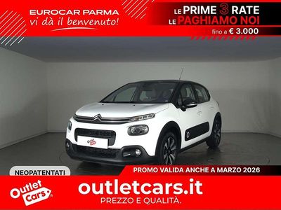 Usata Citroën C3 PureTech 82 CV (60 kW) 2020 Bianco Berlina