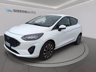 Usata Ford Fiesta Titanium 125 CV (91 kW) 2023 Bianco frozen Utilitaria