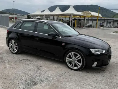 Usata Audi A3 S-Line 150 CV (110 kW) 2018 Nero Berlina
