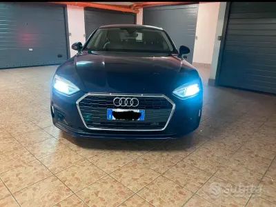 Usata Audi A5 170 CV (125 kW) 2020 Blu Coupé