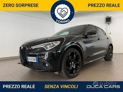 Second-hand Alfa Romeo Stelvio Estrema 210 CP (154 kW) 2022 Negru SUV