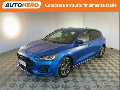 Begagnad Ford Focus ST-Line 125 HK (91 kW) 2023 Blå Sedan