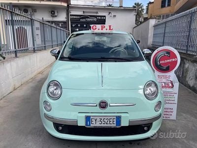 Usata Fiat 500 Lounge 69 CV (50 kW) 2015 Verde Berlina
