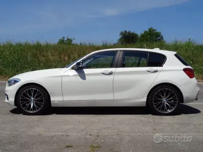 Usata BMW 116 Sport Line 110 CV (80 kW) 2019 Bianco Utilitaria