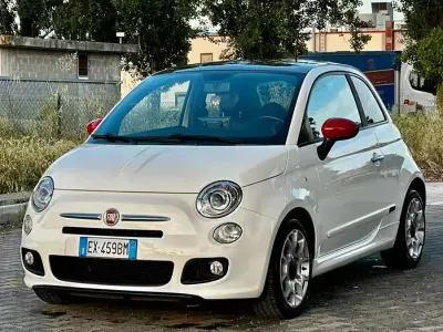 Usata Fiat 500 Sport 69 CV (50 kW) 2013 Bianco Utilitaria