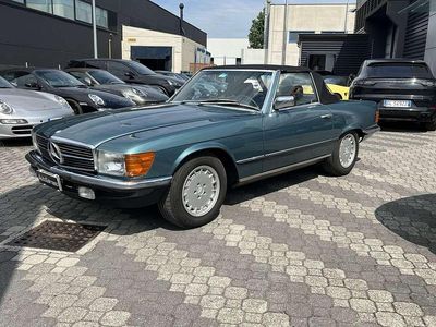Petrol blue green Usata 1985 Mercedes SL280 Cabrio | 42.907 €