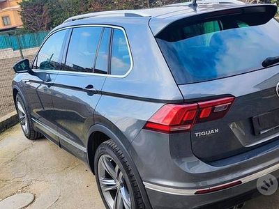 Usata VW Tiguan R-line 116 CV (85 kW) 2019 Grigio SUV