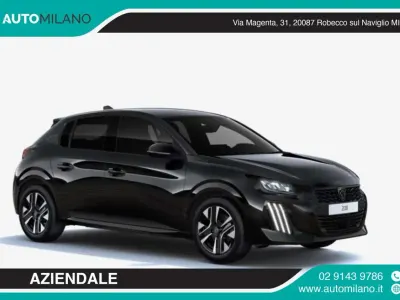 Usata Peugeot 208 Allure 101 CV (74 kW) 2025 Nero Utilitaria
