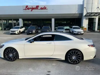 Usata Mercedes S500 Premium 455 CV (334 kW) 2015 Bianco Coupé