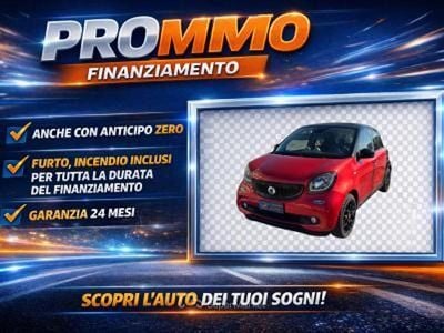 Usata Smart ForFour Prime 71 CV (52 kW) 2016 Rosso Utilitaria