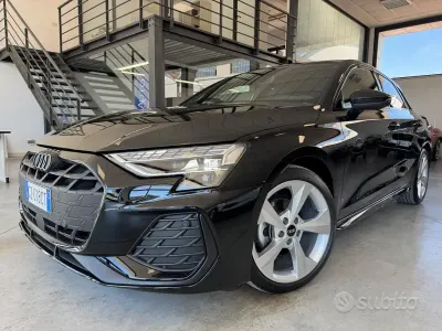 Usata Audi A3 S-Line 150 CV (110 kW) 2025 Nero mythos metallizzato Berlina