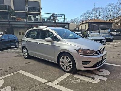 Usata VW Golf Sportsvan Highline 110 CV (80 kW) 2014 Argento Monovolume