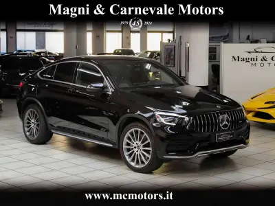 Usata Mercedes GLC300 AMG line 320 CV (235 kW) 2020 Nero ossidiana Coupé