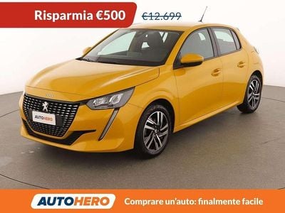 Usata Peugeot 208 Allure 101 CV (74 kW) 2020 Giallo Utilitaria
