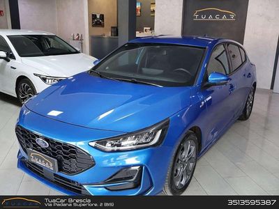 Usata Ford Focus ST-Line 125 CV (91 kW) 2022 Blu/azzurro Berlina