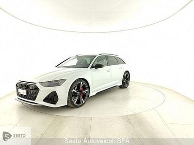 Usata Audi RS6 Comfort 600 CV (441 kW) 2021 Bianco Station wagon