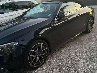 Usata Mercedes E220 Premium 194 CV (142 kW) 2021 Nero Cabrio