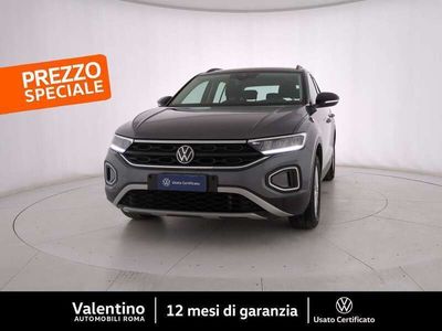 Usata VW T-Roc Life 110 CV (80 kW) 2022 Grigio SUV