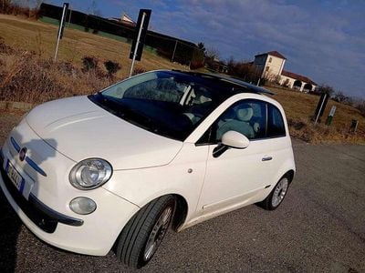 Usata Fiat 500 Lounge 69 CV (50 kW) 2009 Bianco Utilitaria