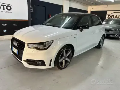 Usata Audi A1 S-Line 90 CV (66 kW) 2013 Bianco Utilitaria