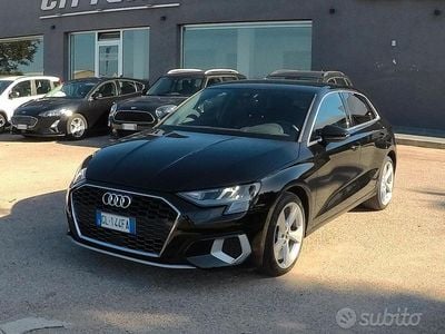 Usata Audi A3 Advanced 150 CV (110 kW) 2022 Nero Berlina