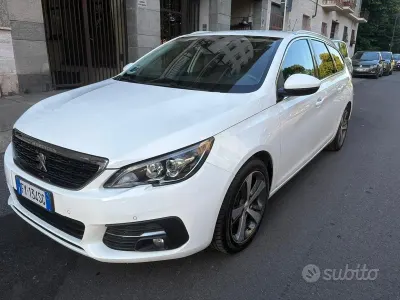 Usata Peugeot 308 SW GT-line 131 CV (96 kW) 2019 Bianco Station wagon