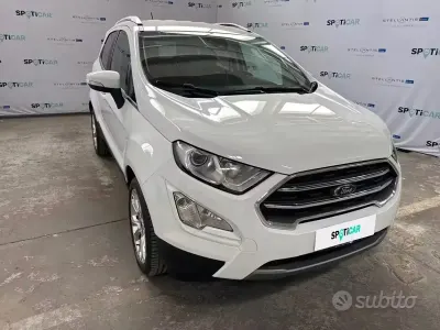 Usata Ford Ecosport Titanium 99 CV (72 kW) 2020 Bianco SUV