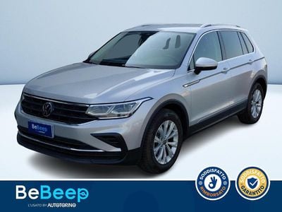 Usata VW Tiguan Life 130 CV (95 kW) 2021 Argento metallizzato SUV