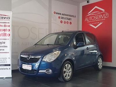Usata Opel Agila Enjoy 75 CV (55 kW) 2009 Blu Monovolume