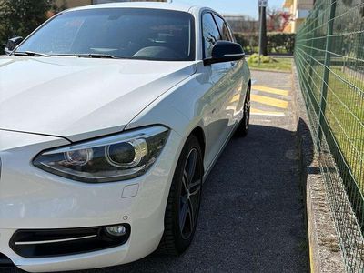 Usata BMW 116 Sport Line 116 CV (85 kW) 2013 Bianco Utilitaria