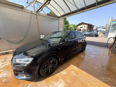 Usata Audi A3 S-Line 116 CV (85 kW) 2019 Nero Berlina