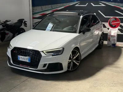 Usata Audi RS3 Sport 400 CV (294 kW) 2018 Bianco Berlina