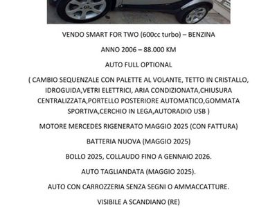 Usata Smart ForTwo Coupé 61 CV (44 kW) 2006 Grigio Coupé