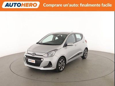 Usata Hyundai i10 Style 87 CV (63 kW) 2018 Argento Utilitaria