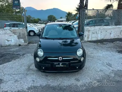 Usata Fiat 500 Lounge 69 CV (50 kW) 2009 Nero Cabrio
