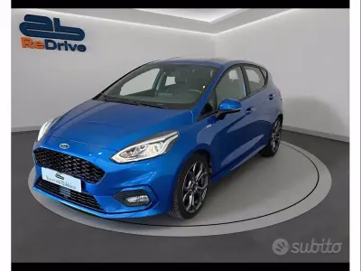 Usata Ford Fiesta ST-Line 101 CV (74 kW) 2019 Blu Utilitaria
