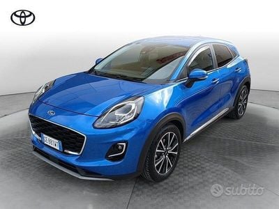 Usata Ford Puma Titanium 125 CV (91 kW) 2021 Blu/azzurro SUV