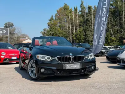 Usata BMW 420 Cabriolet Sport Line 184 CV (135 kW) 2014 Nero metallizzato Cabrio