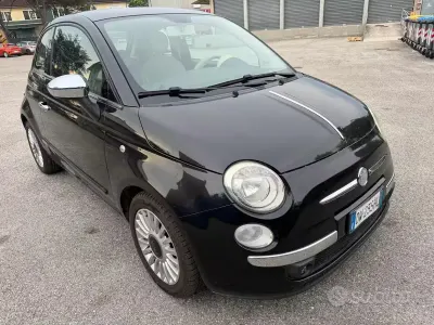 Usata Fiat 500 Lounge 69 CV (50 kW) 2009 Nero Cabrio