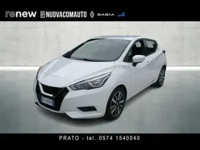 Usata Nissan Micra Visia 71 CV (52 kW) 2018 Bianco Utilitaria